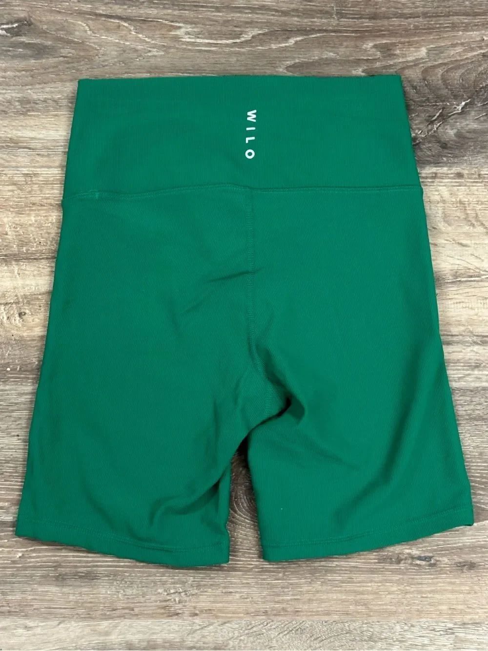 Wilo the Label Hustle Shorts Ribbed Crossover Emerald Green Women’s Small